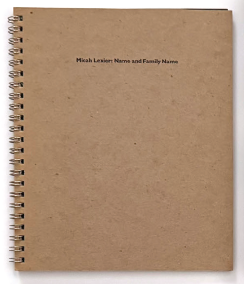 Micah Lexier: Name and Family Name